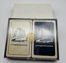 Los Angeles Bonaventure Resort Vintage 2 Pack Playing Cards Sealed in Box picture