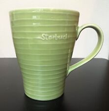 Starbucks Sage Green Ceramic Coffee Mug Design House Stockholm  Ribbed 12oz 2009 picture