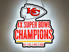 Kansas City Chiefs 4X Champions 3D LED 16