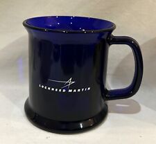 VTG Lockheed Martin Center for Innovation Cobalt Blue Glass Coffee Mug USA Made picture