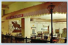 St. Louis Missouri Postcard Cafe De Saint Louis French School University c1960 picture
