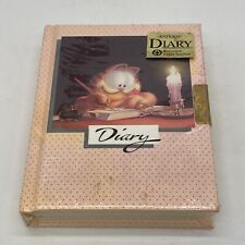 NEW SEALED GARFIELD VINTAGE 70S DIARY BY ANTIOCH LOCK WITH KEY picture