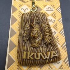 Vintage 1974 Hawaiian Zodiac Scorpio Hapa-Wood Keychain Coco Joe’s Of Hawaii NOS picture