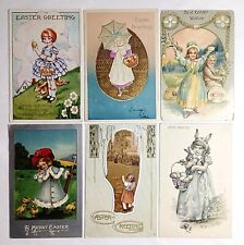 Antique Postcard Lot of 6 Easter Themed picture