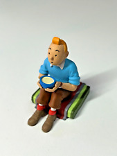 Tintin sitting with bowl figurine - Rare and out of production picture