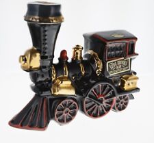 Vintage Ezra Brooks Black Locomotive Train Ceramic Whiskey Decanter(empty) picture