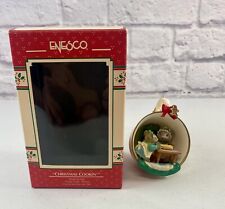 1989 Enesco Christmas Ornament “Christmas Cookin’” #3 Cooking Treasury  *MINT* picture
