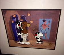 Warner Bros Cel Sylvester And Son Hippet's Mummy Bob McKimson Animation Cell picture