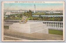 Arlington Virginia, Tomb of the Unknown Soldier, Vintage Postcard picture