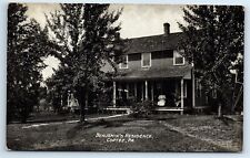 Postcard Benjamin's Residence, Cortez PA b&w H191 picture