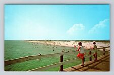Fort Walton Beach FL-Florida, Gulf of Mexico, Fishing Pier, Vintage Postcard picture