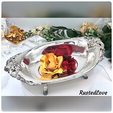 Vintage Wallace Baroque Oval Centerpiece Bowl - Discounted picture