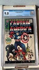 Captain America #100 - Marvel 1968 CGC 9.0 Off White To White Pages 1st Issue picture