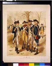Infantry,Continental Army,IV,military uniforms,Revolution,H Ogden,GH Buek,c1897 picture