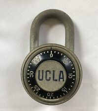 Vintage UCLA Combination Padlock Has Combination Working National Lock Co. picture