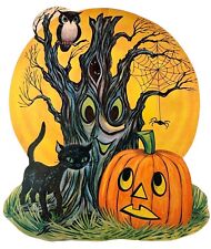 Vintage Spooky Forest Halloween Paper Die Cut Wall Window Decoration 13