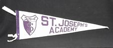 Crookston Minnesota Vintage 1960 St Joseph's Academy felt pendent. picture