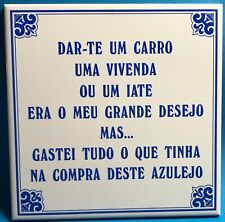 Portuguese Idiomatic Expressions Tile Ceres Coimbra Portugal Cheap Gift Excuse picture