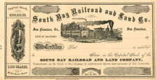 South Bay Railroad and Land Co. - Railroad Stocks picture