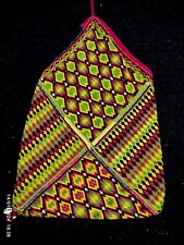 Indian antique ethnic vintage nomadic boho rare kuchi banjara embroidery bag 26 picture
