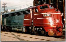 Postcard Chicago, Rock Island & Pacific FP7 #402 Train Peoria Ill July 1958 picture