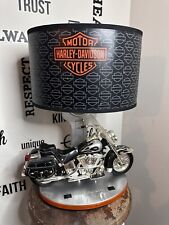 Harley-Davidson Heritage Softail Table Lamp Night Light W/ Sound Works 2004 picture