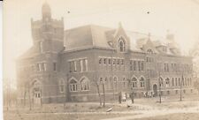 Vintage RPPC Real Photo Postcard - High School - 1911 picture