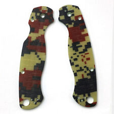2PCS Custom G10 Handle Scales Patches For Spyderco Paramilitary 2 Camouflage AH9 picture