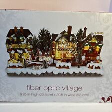 Target Fiber Optic Christmas Snow Village New Open Box picture