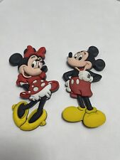 Vintage Mickey Mouse & Minnie Mouse Magnets  Excellent Condition picture