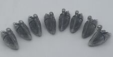 Vintage Swan   Pewter Place Card Holders Set/8- Preowned/ Unmarked picture