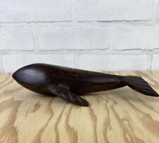 Vintage Ironwood Blue Whale Hand Carved 8.5” Long picture