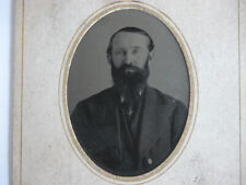Antique 1870s Tintype Victorian Wild West Portrait Man American Frontier picture