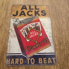 All Jacks Hard to Beat Vintage Ad 8x12 Metal Wall Sign picture