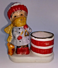 Little Luvkins Porcelain Handpainted Triangle Player Little Mouse Jansco Vintage picture