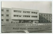 Memorial Hospital MATTOON, ILLINOIS postcard RPPC picture