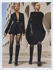 FENDI Model in Black Boots Long Fashion - Magazine 1 Page Print AD Poster picture