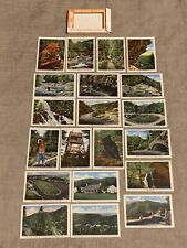 Vintage Souvenir Views 20 Colored Photos Smoky Mountains Park Mini Postcards picture