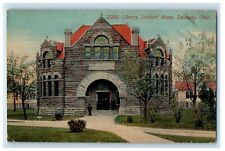 c1910's Library Soldiers Home Sandusky Ohio OH Posted Antique Postcard picture