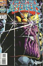 Secret Defenders #12 1994 - Thanos Prismatic Foil Cover  NM picture