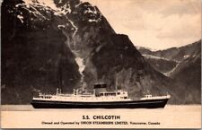 Alaska Cruise S.S. Chilcotin Ship Passenger, Vancouver, Canada, Vintage Postcard picture