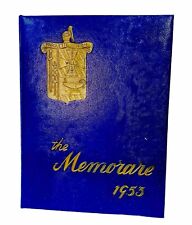 Vintage 1953 Catholic Marquette High School Yearbook Peoria Illinois Memorare picture
