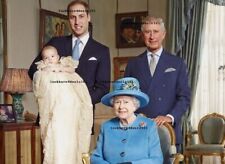 QUEEN ELIZABETH Photo 8x10 Prince William George Charles Queen Royal Family picture