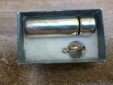 Vintage Sterling Silver Over Glass Miniature Perfume Bottle 2.25