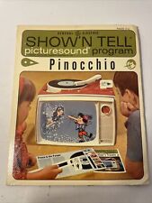 Vintage 1964 GE Show N’ Tell Pinocchio Picturesound Program ST-113 Untested picture