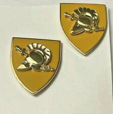 USMA West Point Cadet Army Military Lapel Pin Insignia Rank Crest DUI Set Of 2 picture