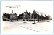 RPPC BALTIMORE, Maryland MD ~ JOHN HOPKINS HOSPITAL c1930s Real Photo Postcard picture