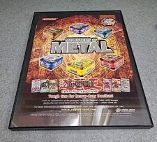 Yu-Gi-oh Trading Card Game Monsters Of Metal Print Ad 2007 Framed 8.5x11  picture