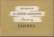 Lionel Electric Trains 19th Century Locomotives print set 1950 picture