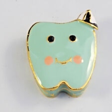 Babys First Tooth Cristiani Enamel Trinket Keepsake Box Boy Blue Gold Small New picture